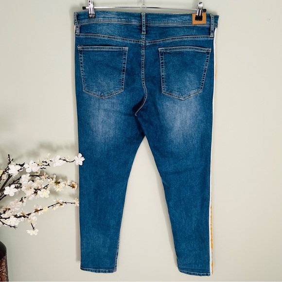 BDG Urban Outfitters Side Strip Skinny Stretch Jean Size 36x32 - Picture 4 of 4